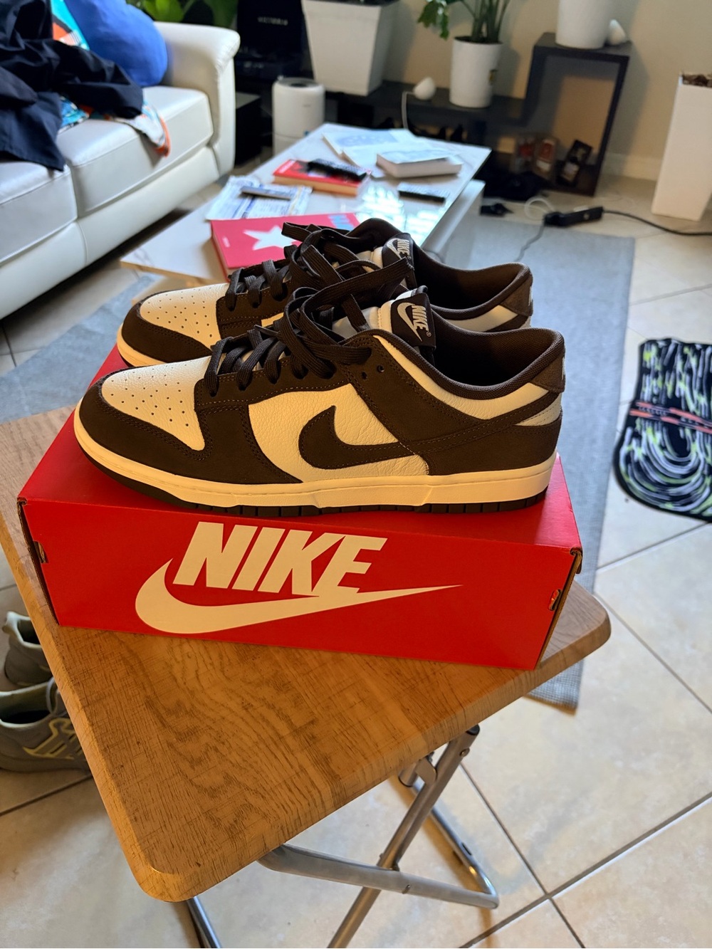 Nike Men’s Dunk Low — Brown and Cream